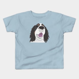 Springer Spaniel Happy Face Kids T-Shirt